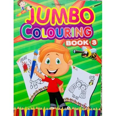Picture of Dhingra\'s Jumbo Colouring Book 3