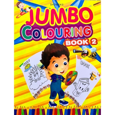 Picture of Dhingra's Jumbo Colouring Book 2
