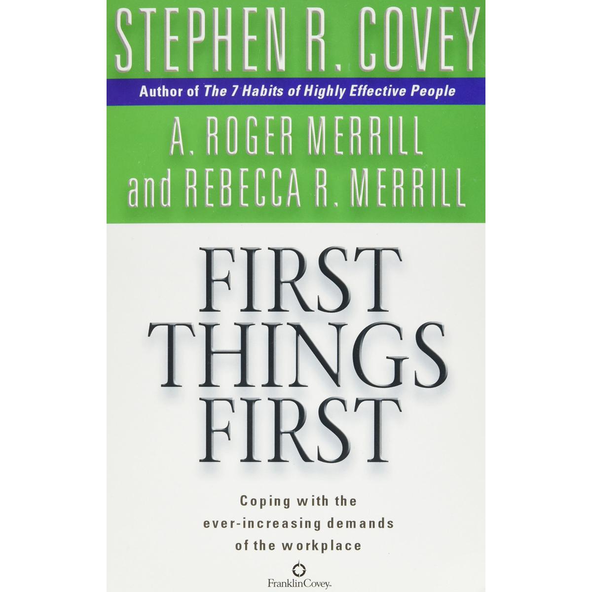 Picture of First Things First Paperback