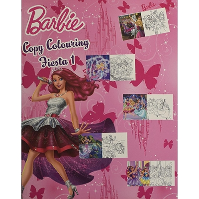 Picture of Barbie C O P Y Colouring Fiesta 1