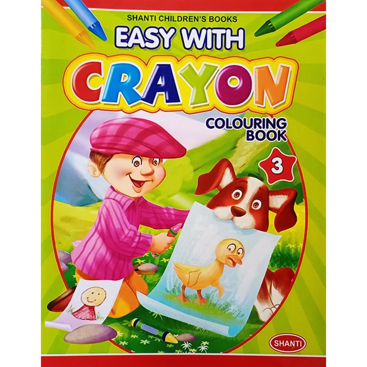 Picture of Easy With Crayon Colouring Book 3