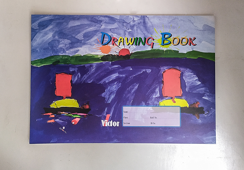 Picture of Victor Drawing Book(40X 28 CM) Sketch Book - 48 Pages Cartridge Paper for Kids