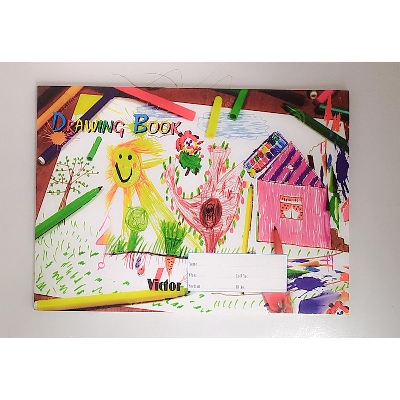 Picture of Drawing Book(20X 28 CM) Sketch Book - 40 Pages Cartridge Paper Cover Random