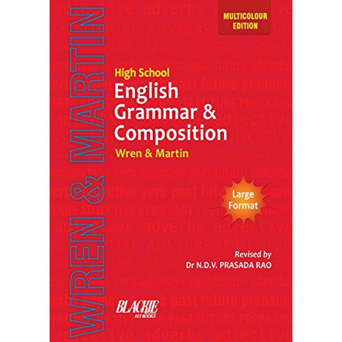 Picture of High School English Grammar And Composition Wren And Martin