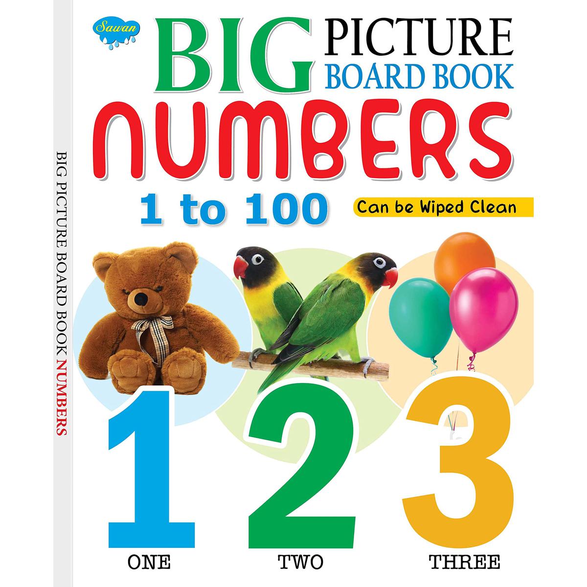 Picture of Big Picture Board Book Number 1 to 100