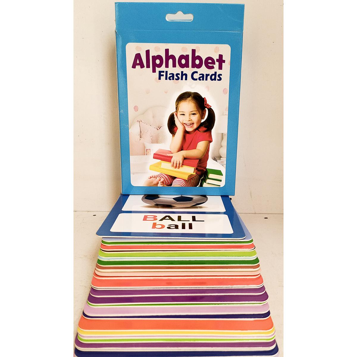 Picture of Alphabet Flash Cards For Children (Small&Capital Letters) 28 Pcs Box