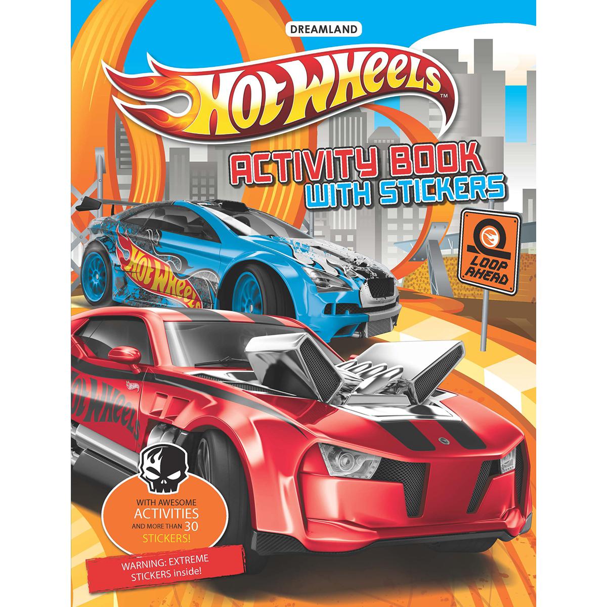 Picture of Hot Wheels Activity Book with Stickers Paperback