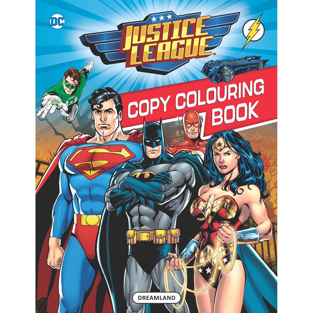 Picture of Justice League C opy Colouring Book   Paperback