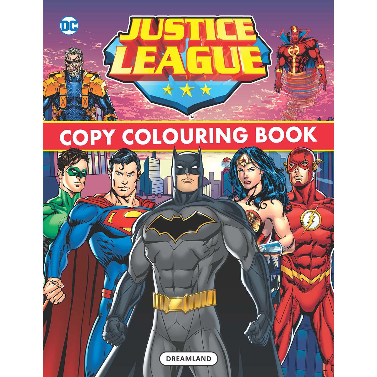 Picture of Justice League C opy Colouring Book   Paperback