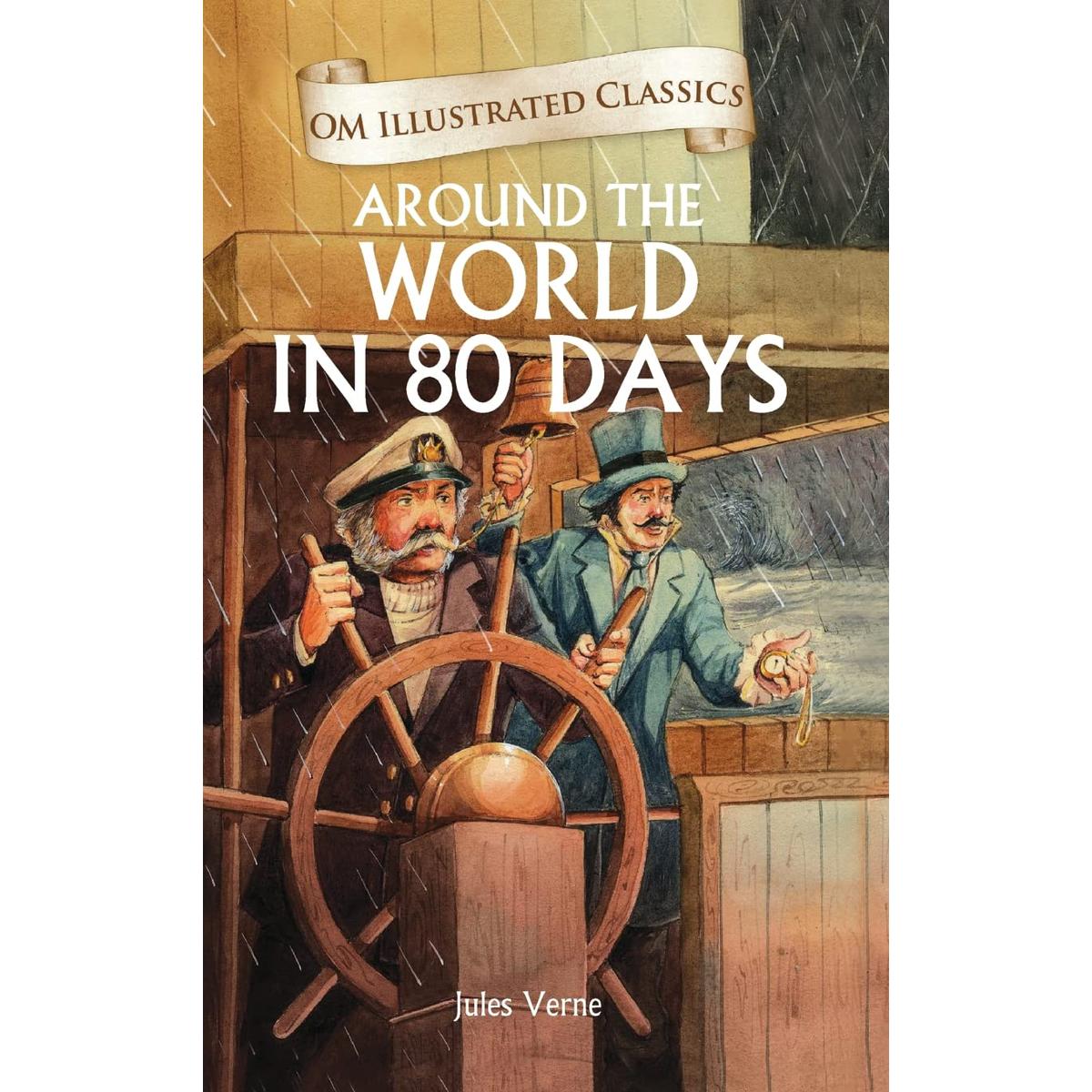 Picture of Around the World in 80 Days : Illustrated abridged Classics (Om Illustrated Classics)