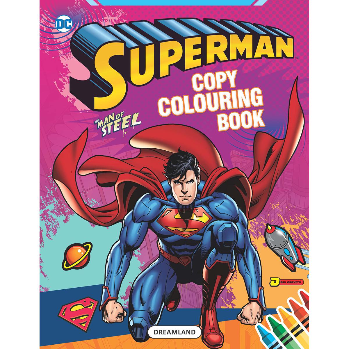 Picture of Superman Copy Colouring Book (Paperback)