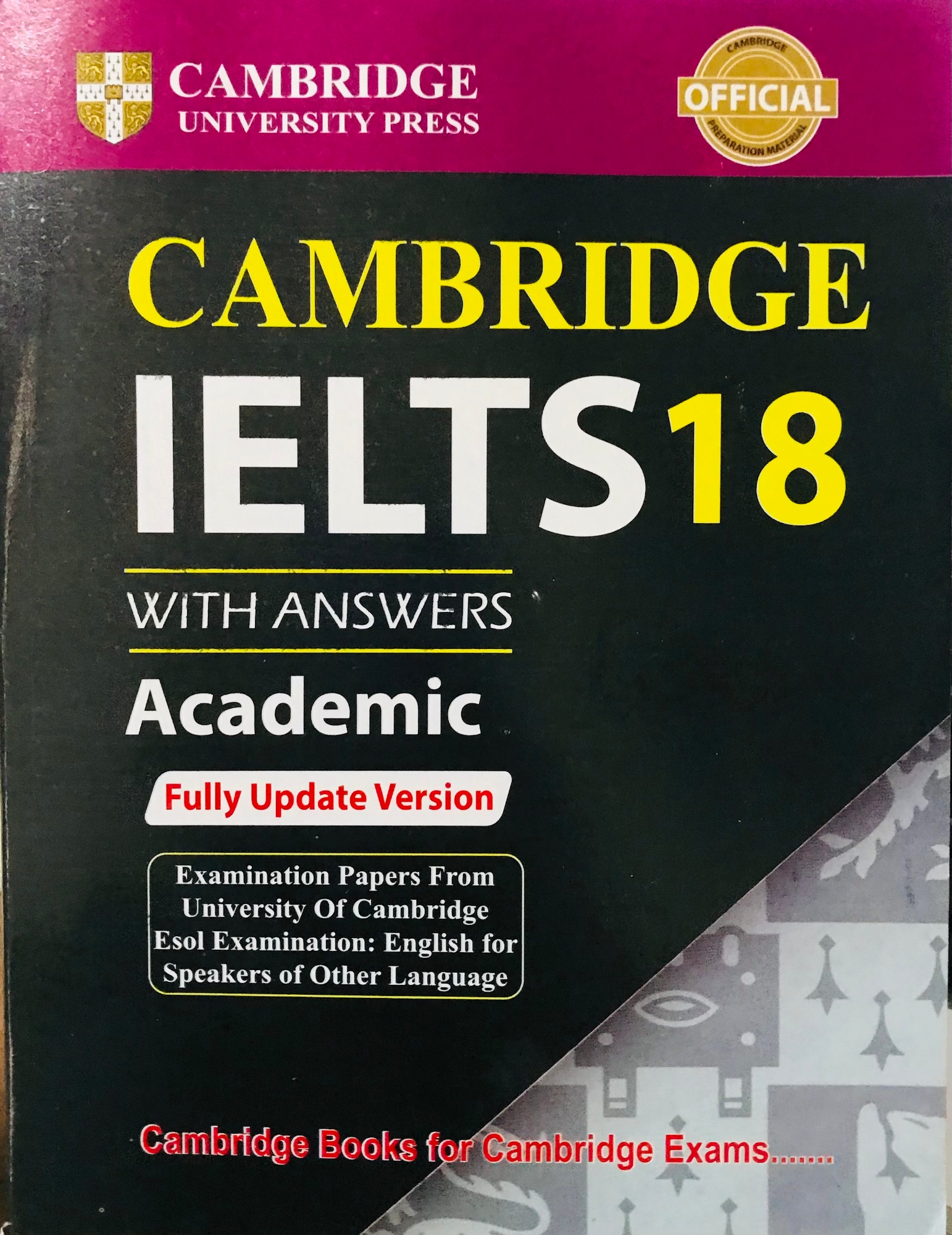 Picture of Cambridge IELTS 18 Academic Student's Book (white Print)