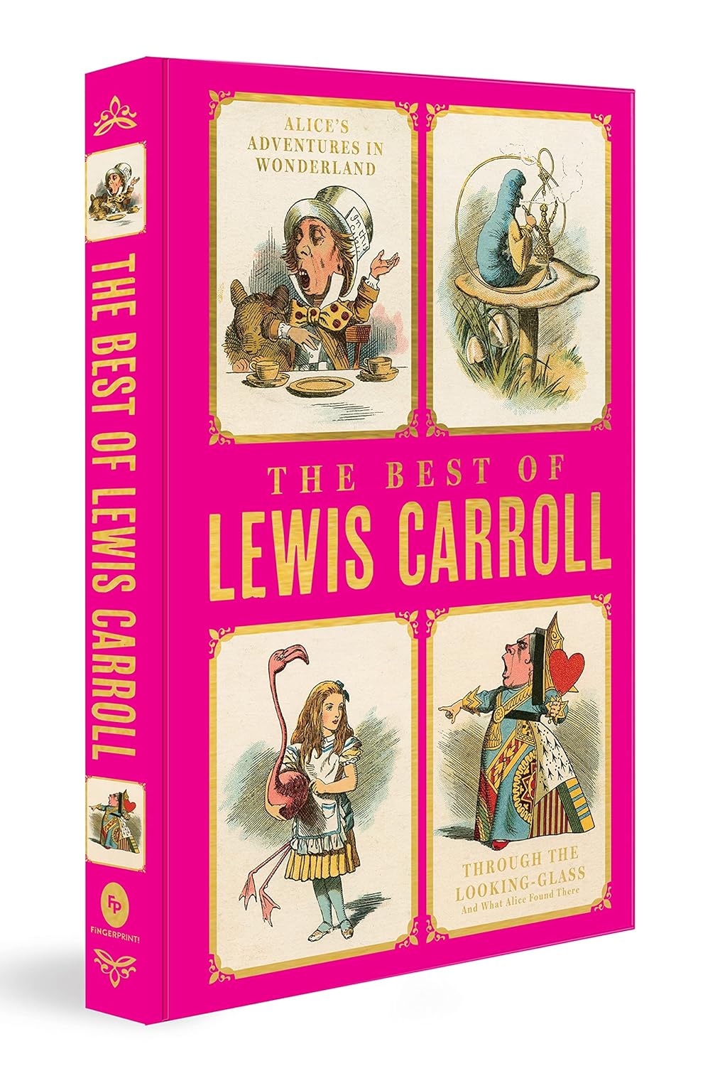 Picture of The Best of Lewis Carroll Alices Adventures in Wonderland Through the Looking Glass What Alice Found There Deluxe Hardbound Edition (Hardcover)