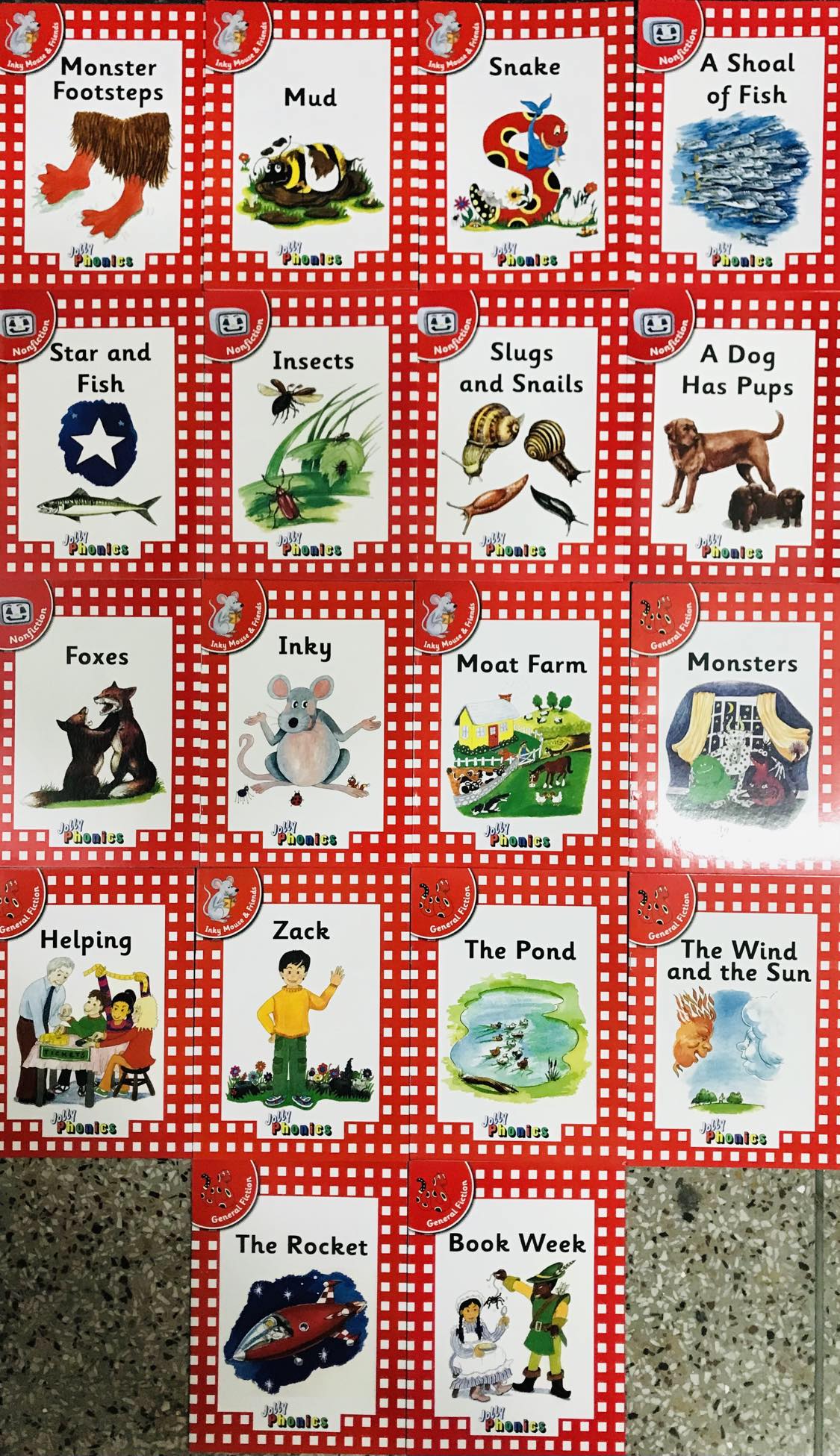 Picture of Jolly Phonics 18 Books Set (Paperback) Childrens Books