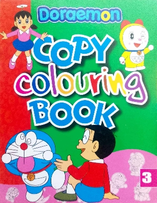 Picture of Doraemo copy colouring Book - 3 (paperback)