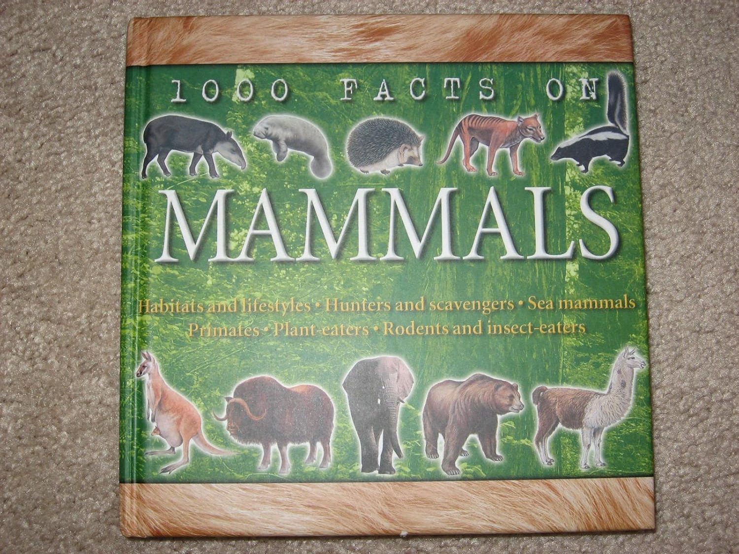 Picture of 1000 facts on mammals Paperback