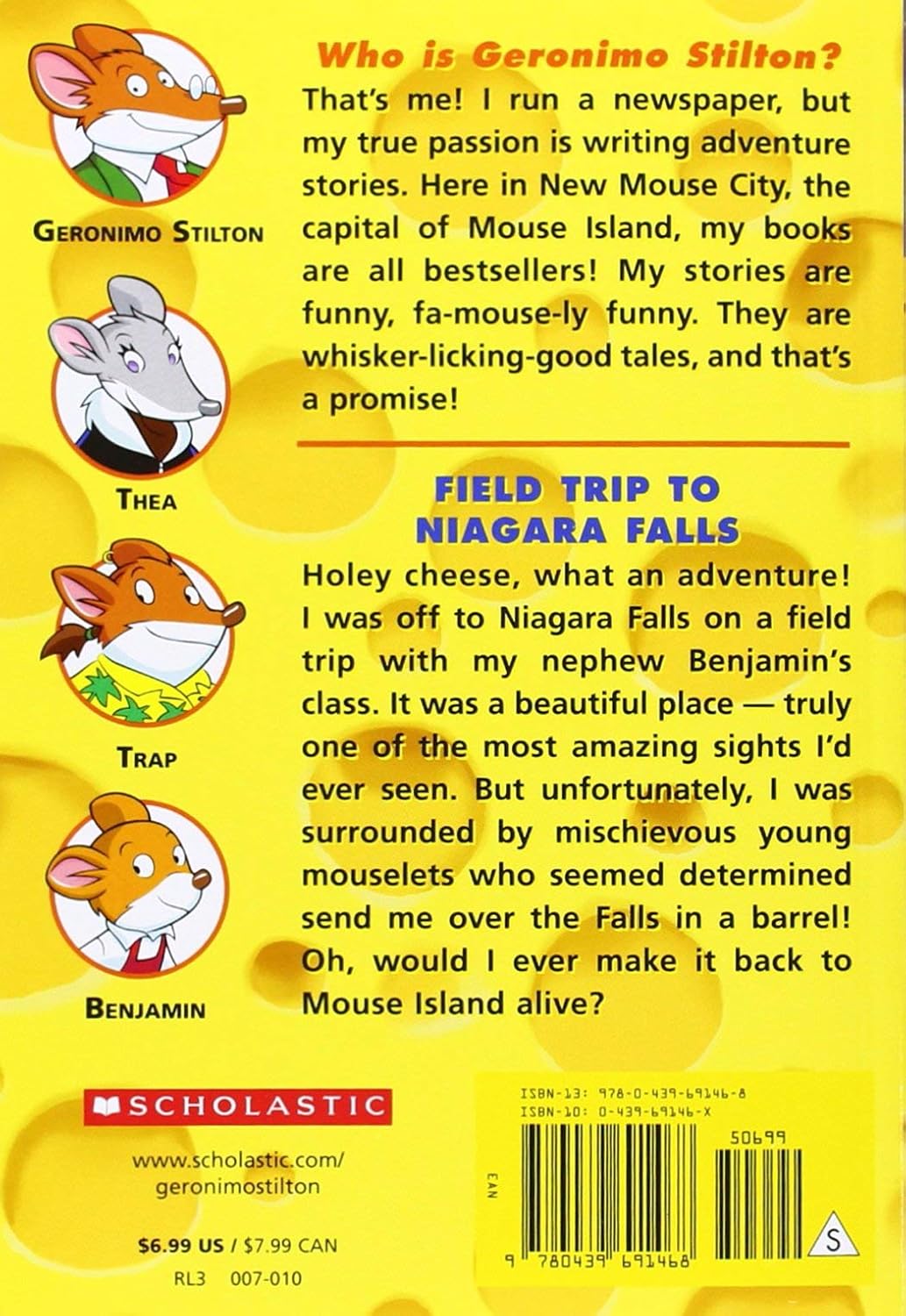 Picture of GERONIMO STILTON #24 FIELD TRIP TO NIAGARA FALLS STILTON GERONIMO Paperback