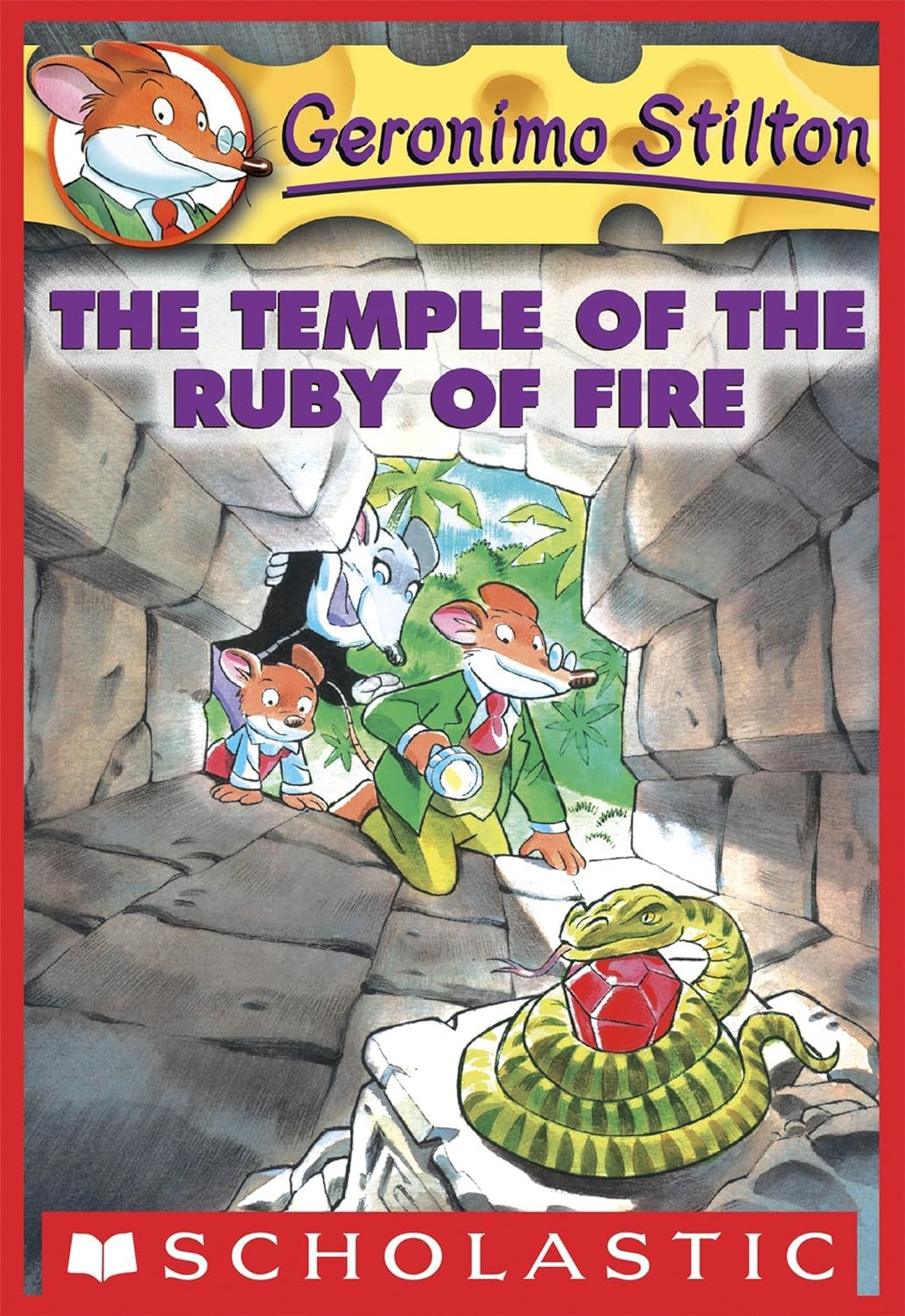Picture of GERONIMO STILTON #14 THE TEMPLE OF THE RUBY OF FIRE Paperback