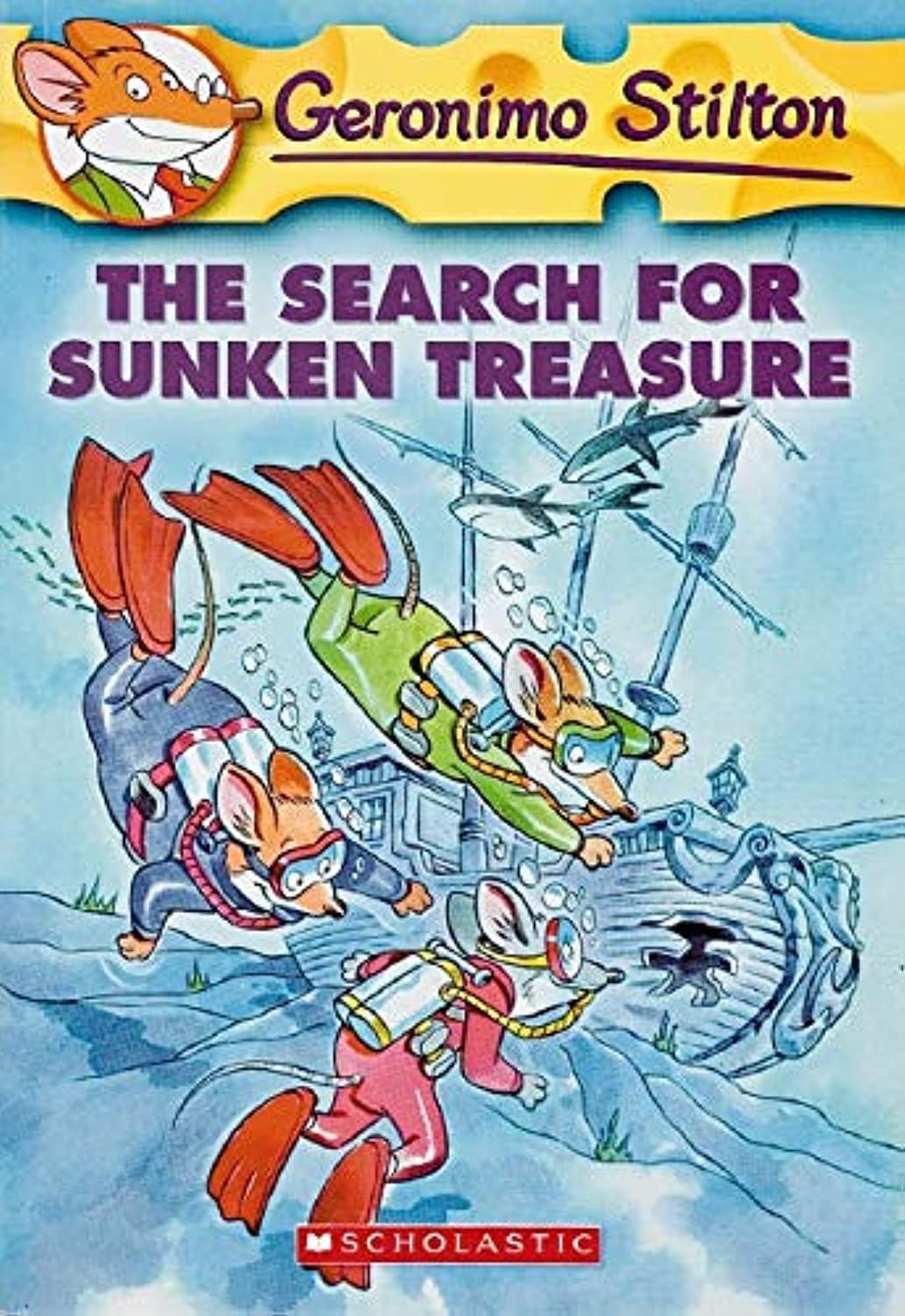Picture of GERONIMO STILTON #25 THE SEARCH FOR SUKEN TREASURE Paperback