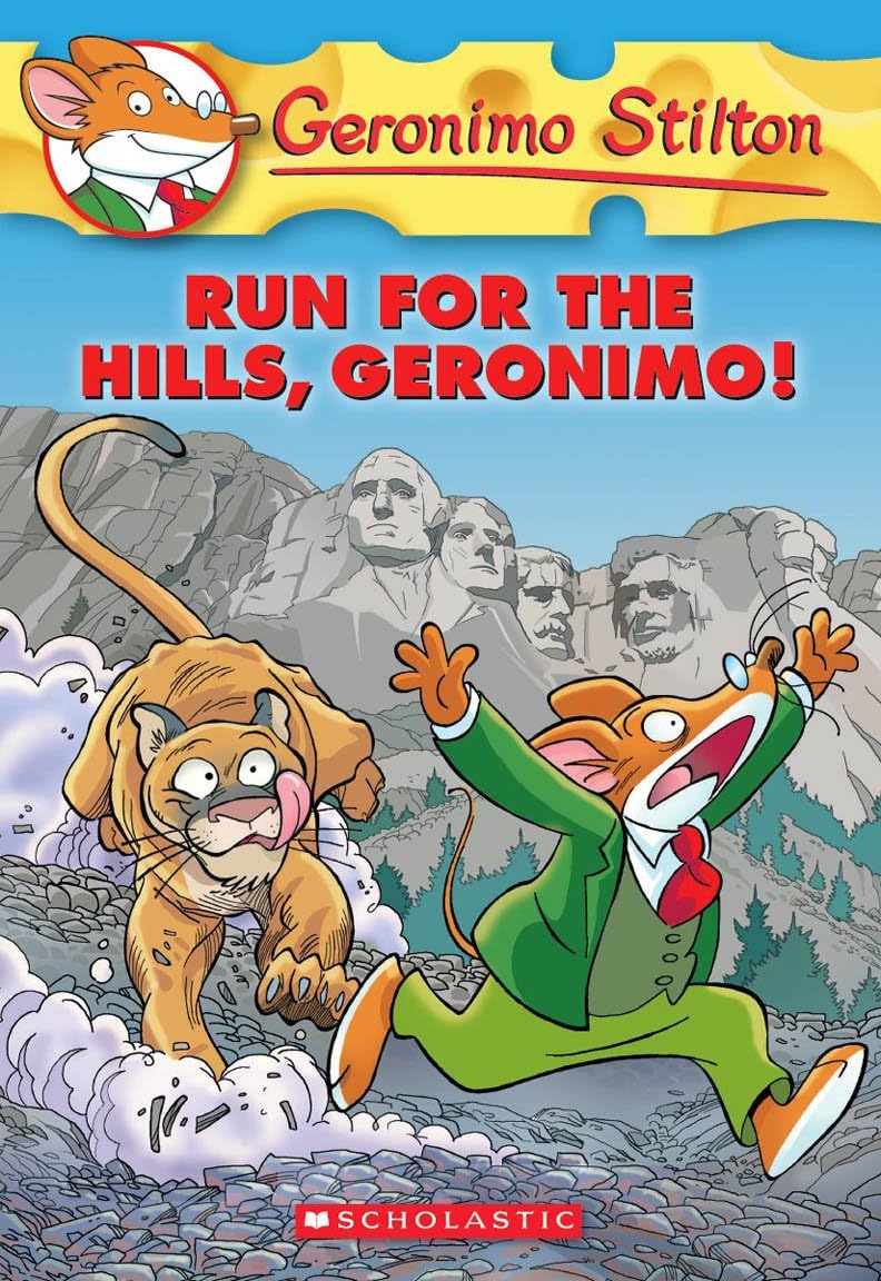 Picture of Geronimo Stilton # 47 Run for the Hills Geronimo! Paperback