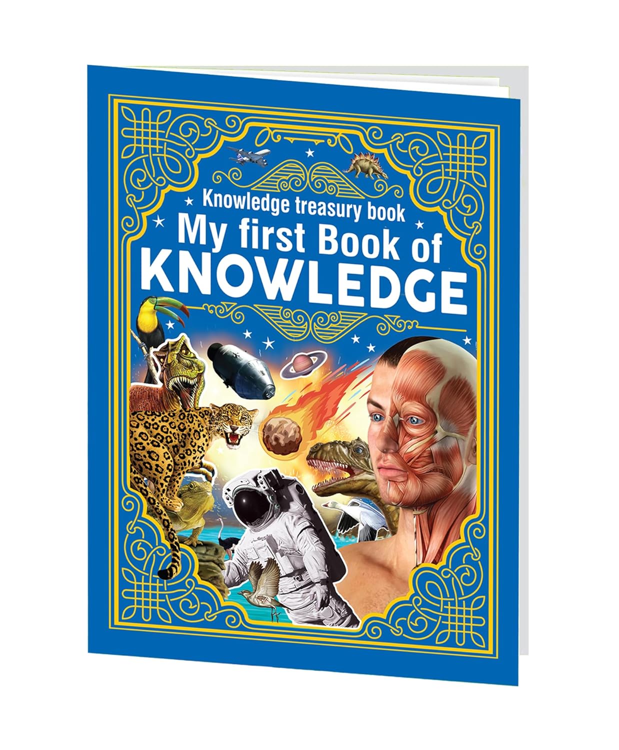 Picture of Hello Friend Books My First Book of Knowledge: A Mega Encyclopedia of Learning Covering Topics such as Space, Wildlife, Human body, Inventors, Dinosaurs and More to Bolster Education (Hardcover)