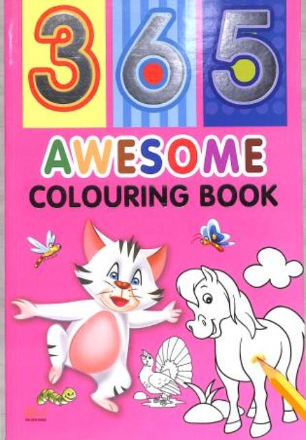 Picture of 365 Awesome Colouring Book (Paperback)