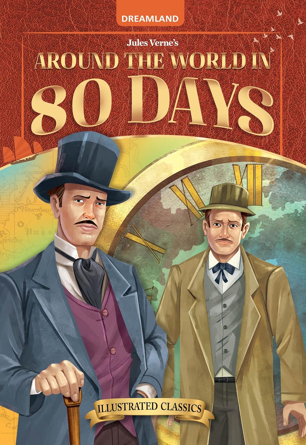 Picture of Around the World in 80 days- Illustrated Abridged Classics (Hardcover)
