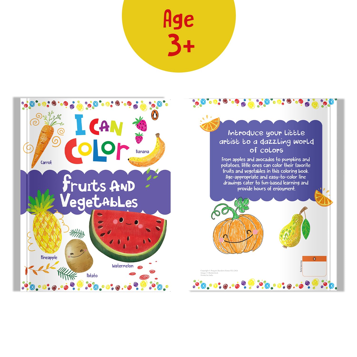 Picture of I Can Color: Fruits and Vegetables