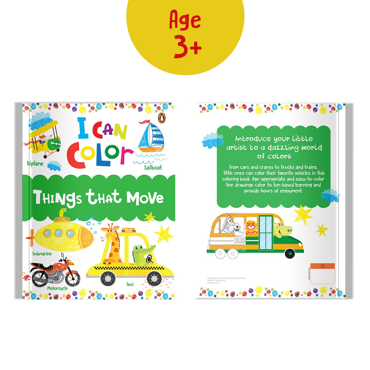 Picture of I Can Color: Things that Move