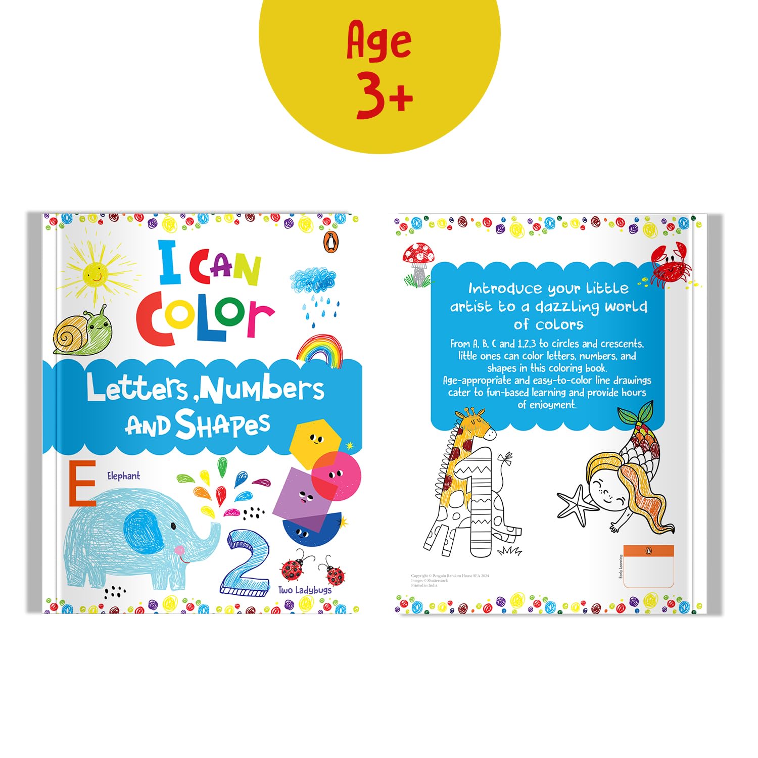 Picture of I Can Color: Letters, Numbers and Shapes