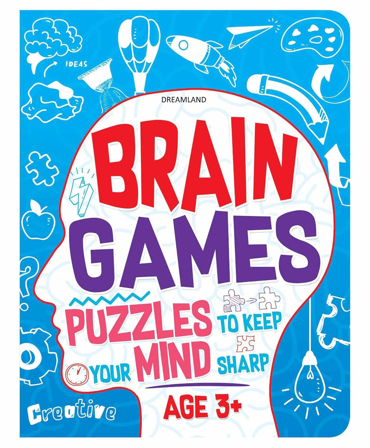 Picture of Brain Games Book For Age 3+ - Puzzles To Keep Your Mind Sharp