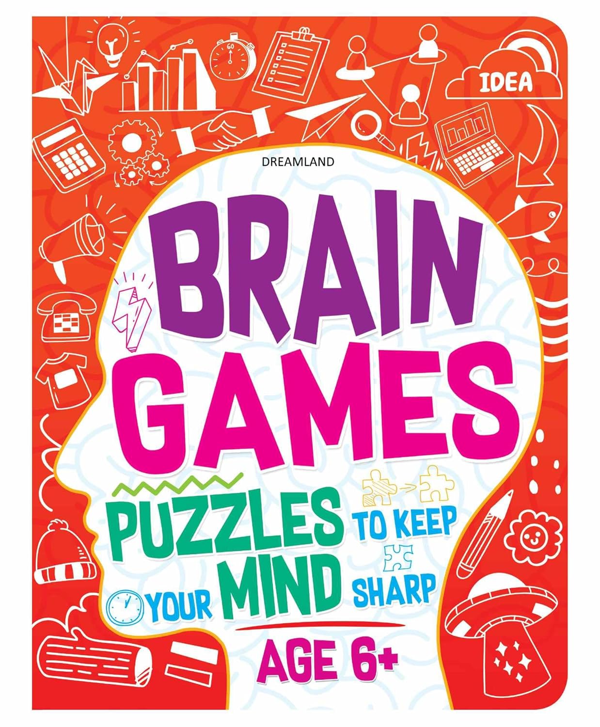 Picture of Brain Games Book For Age 6+ - Puzzles To Keep Your Mind Sharp