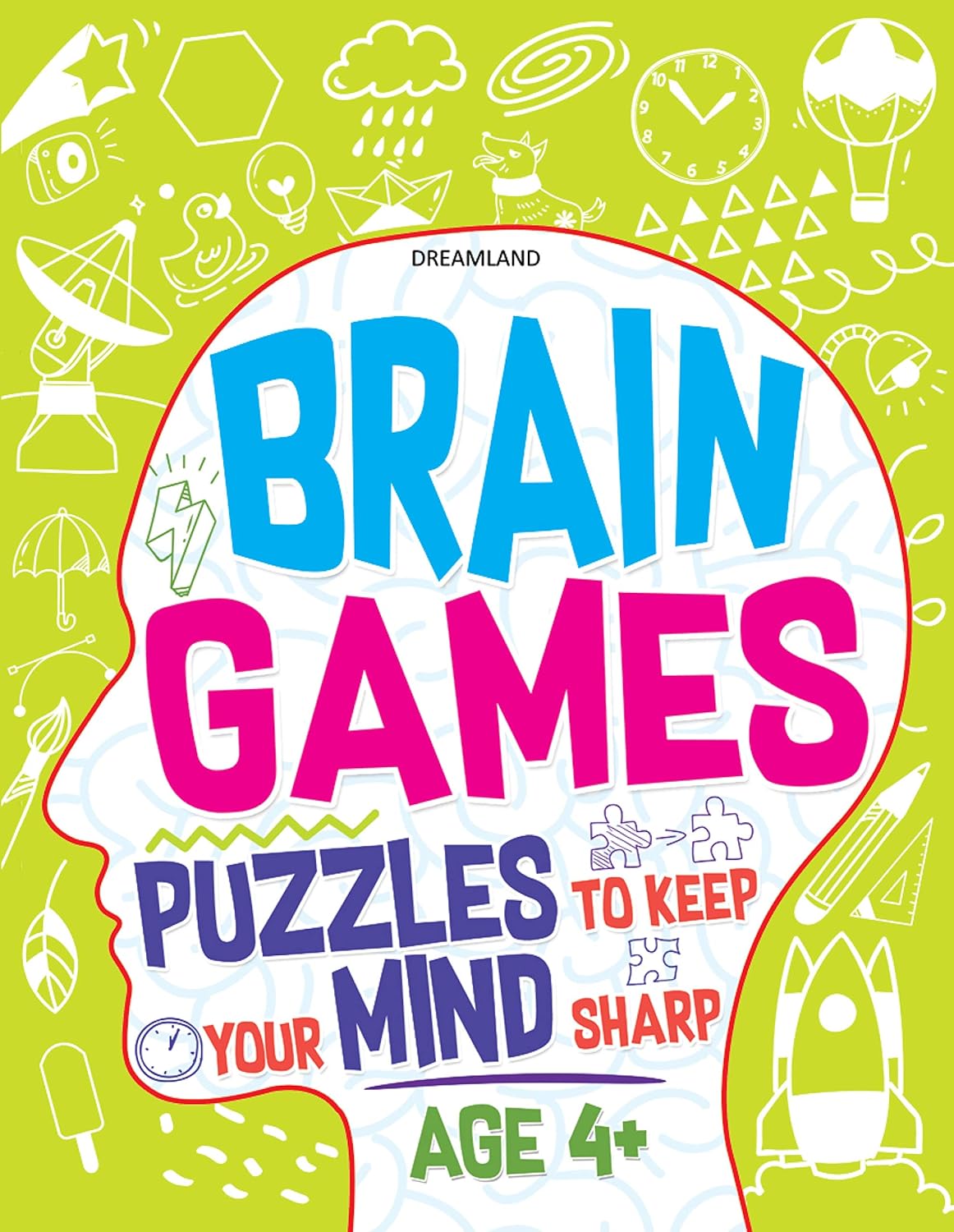 Picture of Brain Games Book For Age 4+ - Puzzles To Keep Your Mind Sharp