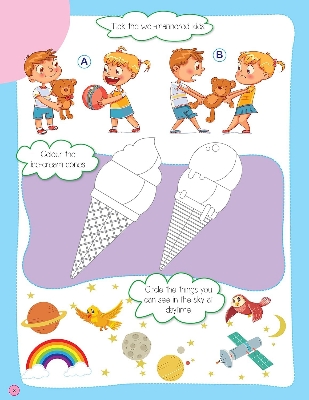 Picture of Brain Games Book For Age 4+ - Puzzles To Keep Your Mind Sharp