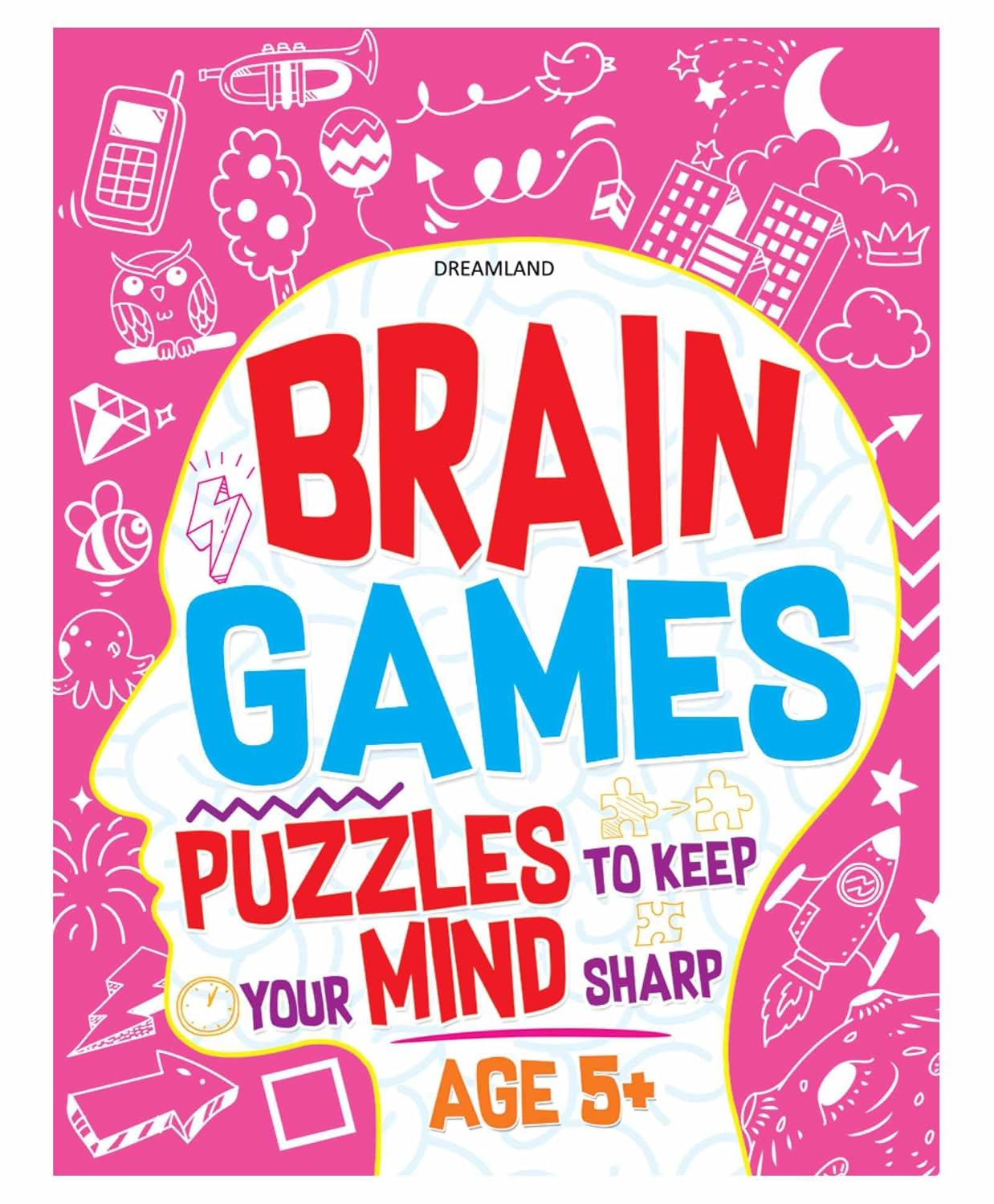 Picture of Brain Games Book For Age 5+ - Puzzles To Keep Your Mind Sharp