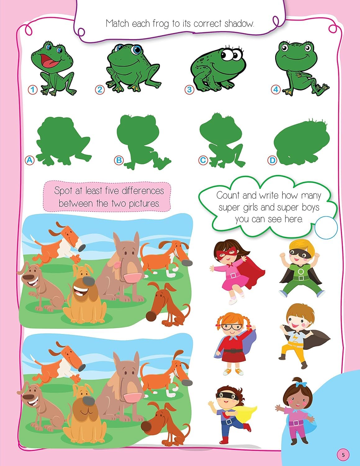 Picture of Brain Games Book For Age 5+ - Puzzles To Keep Your Mind Sharp