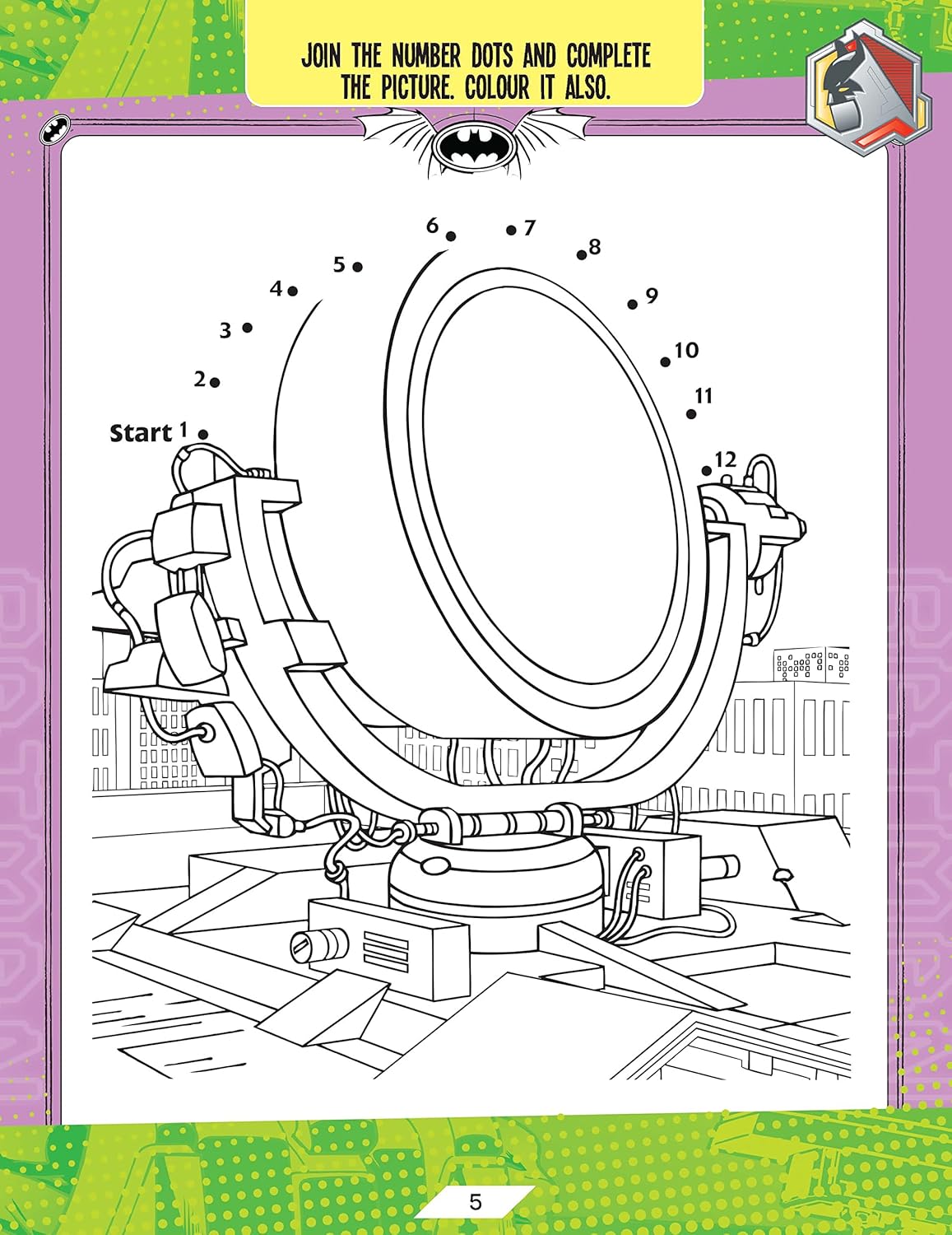 Picture of Batman Activity and Colouring Book