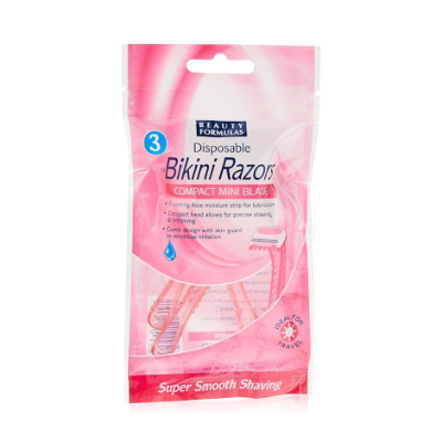 Picture of Beauty Formulas Disposable Bikini Razors 3Pcs