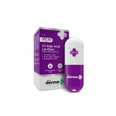 Picture of The Derma Co 1% Kojic Acid Lip Balm SPF 30 PA++ 4g