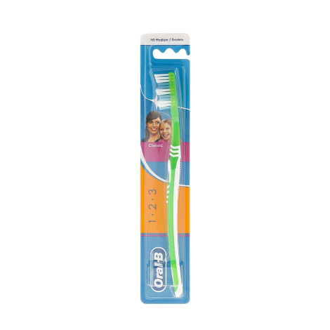 Picture of Oral-B 1 2 3 Classic 40 Medium - Green