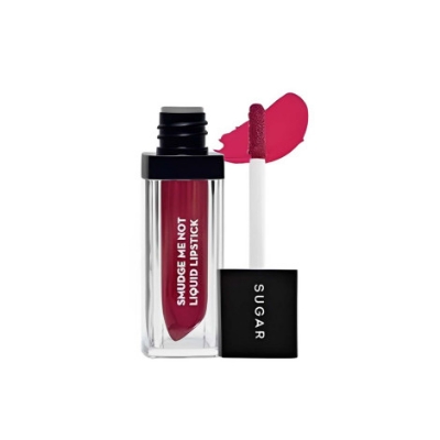 Picture of Sugar Cosmetics Smudge Me Not Liquid Lipstick - 02 Brink Of Pink