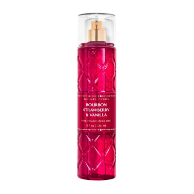 Picture of Bath & Body Works Bourbon Strawberry & Vanilla Fine Fragrance Mist 236ml