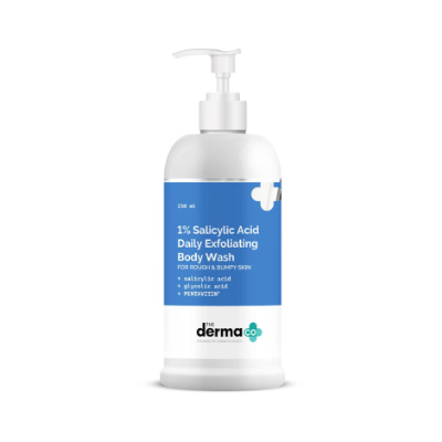 Picture of The Derma Co 1% Salicylic Acid Daily Exfoliating Body Wash 250ml