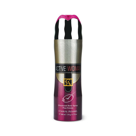 Picture of Chris Adams Active Women Deodorant Body Spray 200ml