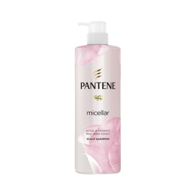 Picture of Pantene Micellar Detox & Hydrate Rose Water Extract Scalp Shampoo 530ml