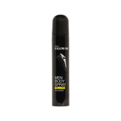 Picture of Follow Me Men Body Spray Yellow 75ml