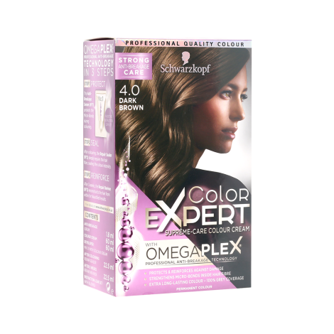 Picture of Schwarzkopf Color Expert Colour Cream - 4.0 Dark Brown