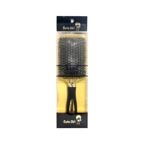 Picture of Cute Girl Luxury Hair Brush - Gold & Black
