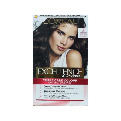 Picture of Loreal Hair Colour Excellence - 3 Natural Darkest Brown