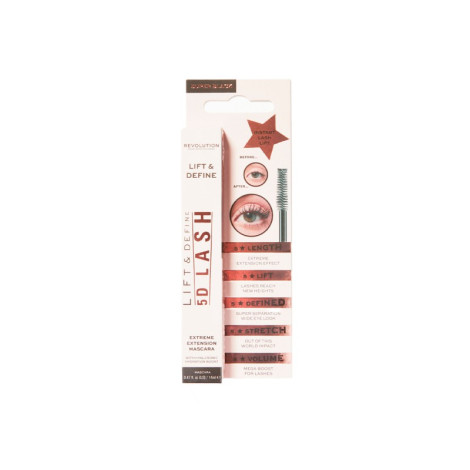 Picture of Makeup Revolution 5D Lash Mascara - Super Black 14ml